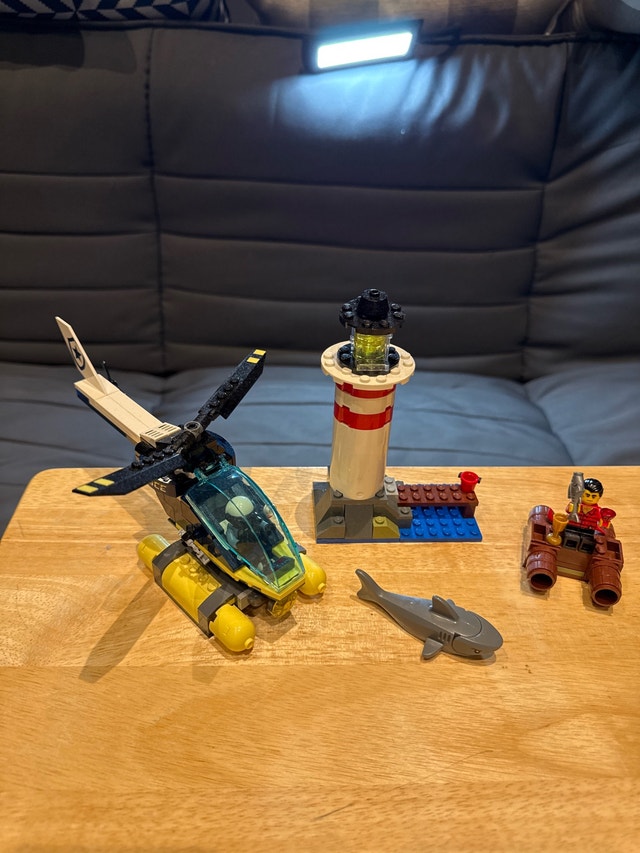 LEGO City Police Helicopter and Lighthouse Set