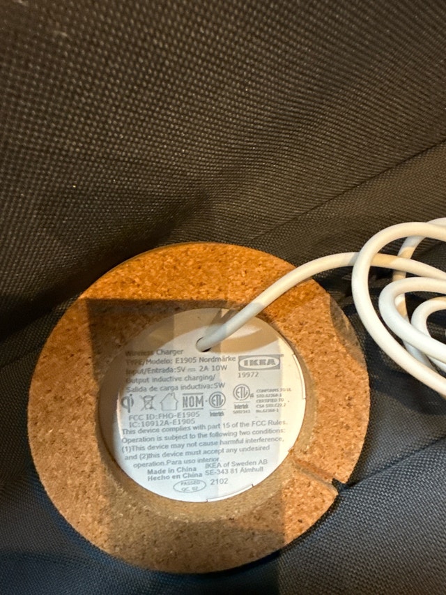 IKEA NORDMARKE Wireless Charger - photo 2