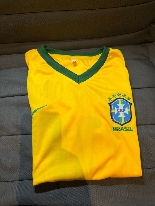 Brazil Ronaldinho Soccer Jersey - Size M - photo 4