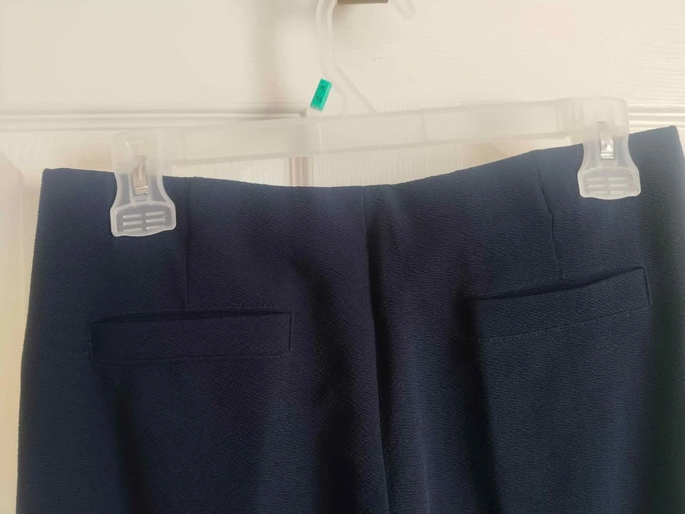 Anti wrinkle wide leg pants for women, size M/ 32. Navy blue - photo 3