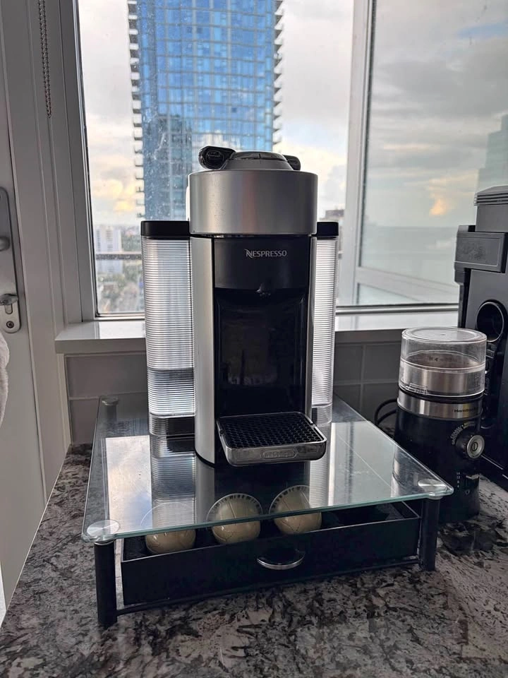 Nespresso Vertuo Coffee & Espresso Machine + Pod Storage Drawer