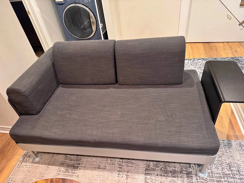 2-seater Sofa with Side Table