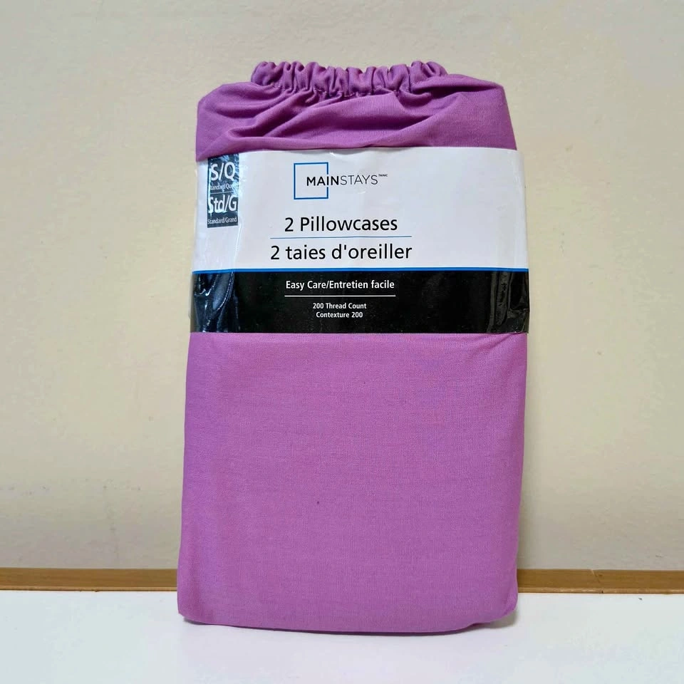 Mainstays 2-Pack Standard/Queen Pillowcases