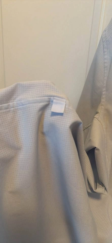 Lulu Light Blue Short Sleeve Button-Down Shirt size L - photo 4