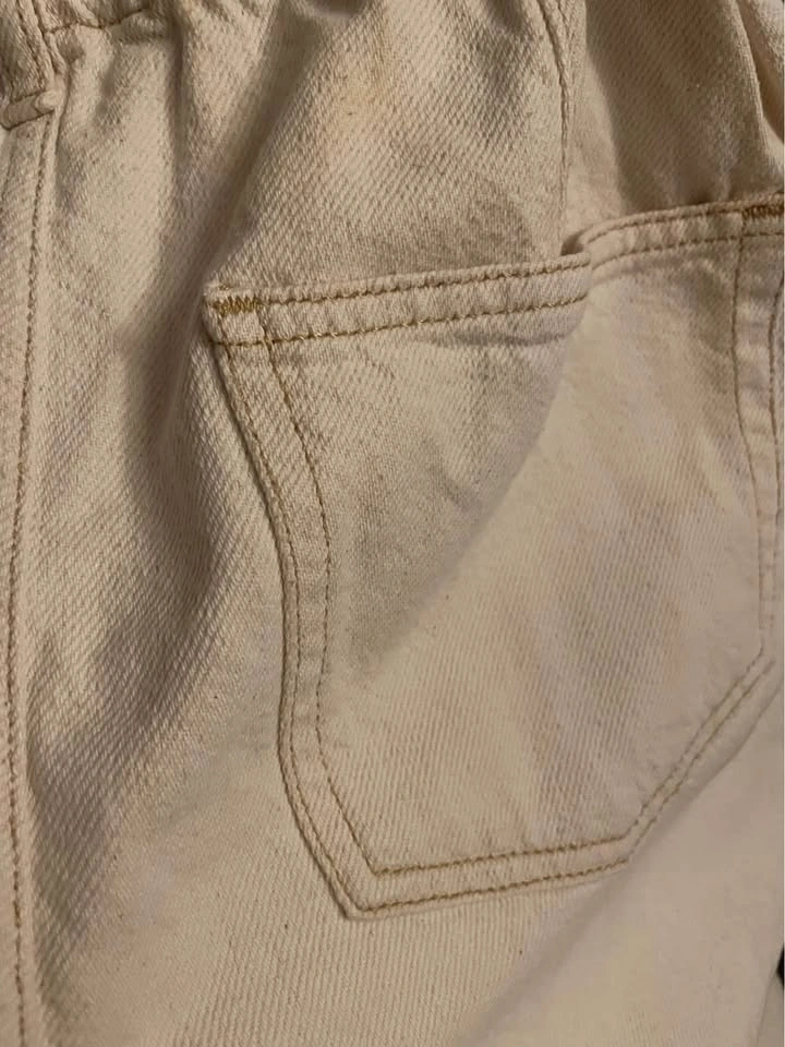 Paperbag button jeans white Size XS brand Mango (Spain) - photo 3
