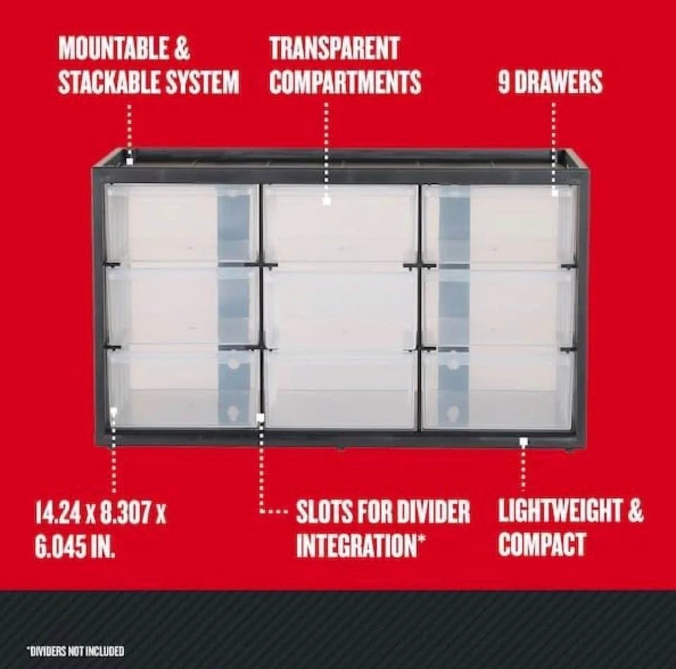 Craftsman 9-Drawer Small Parts Organizer (4 available, $15 each) - photo 2