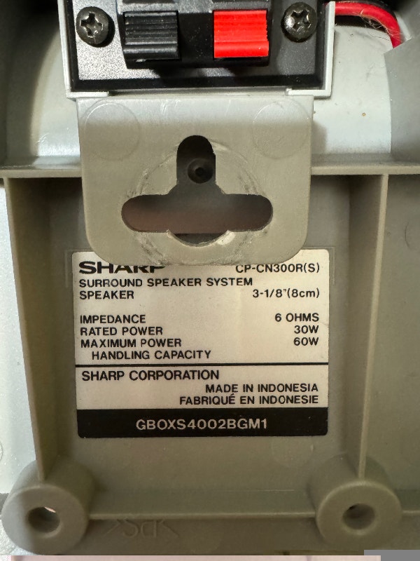 Sharp 60 W speakers - photo 2