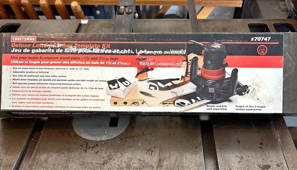 Craftsman Deluxe Letter/Number Template Kit