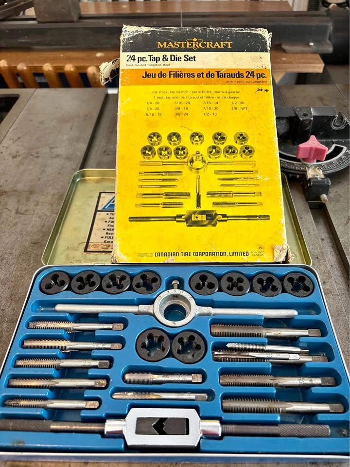 Mastercraft 24 pc. Tap & Die Set