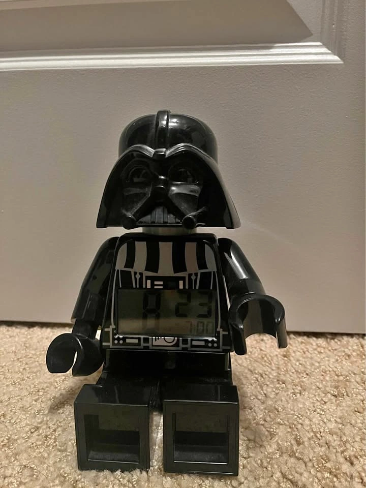 LEGO Star Wars Darth Vader Minifigure Alarm Clock