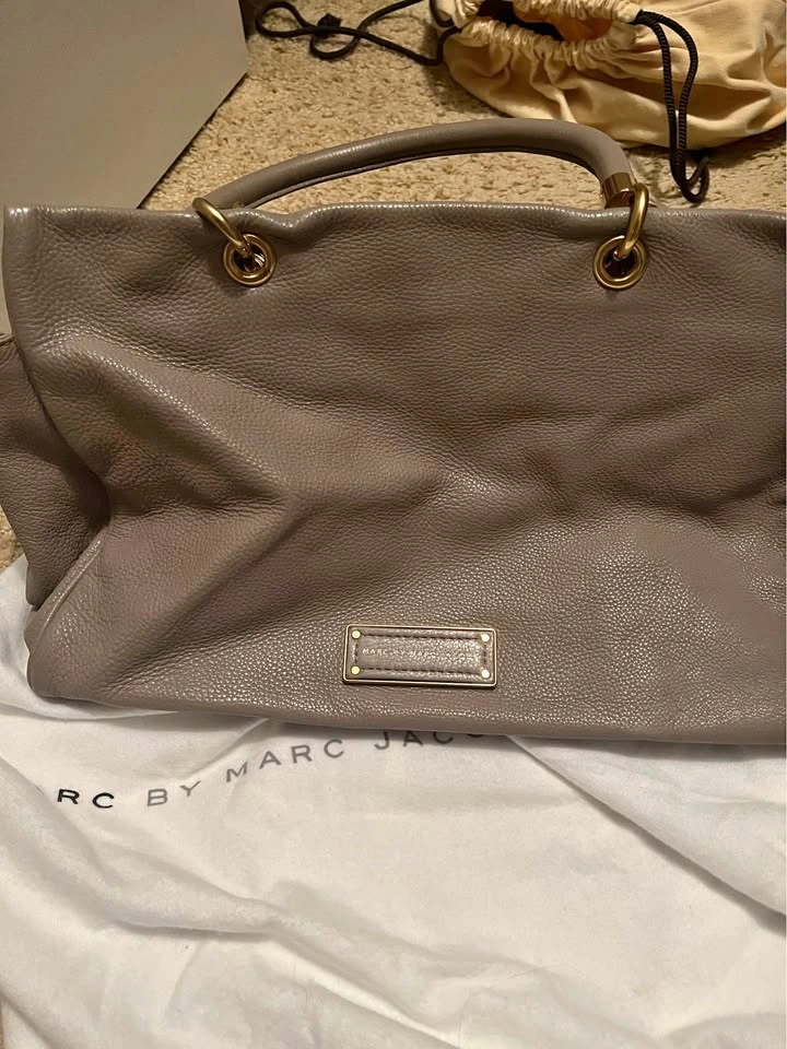 Authentic Marc by Marc Jacobs Leather Tote Bag