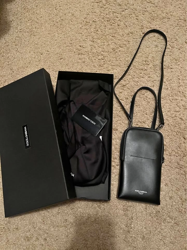 Dolce & Gabbana Leather Mini Crossbody Bag
