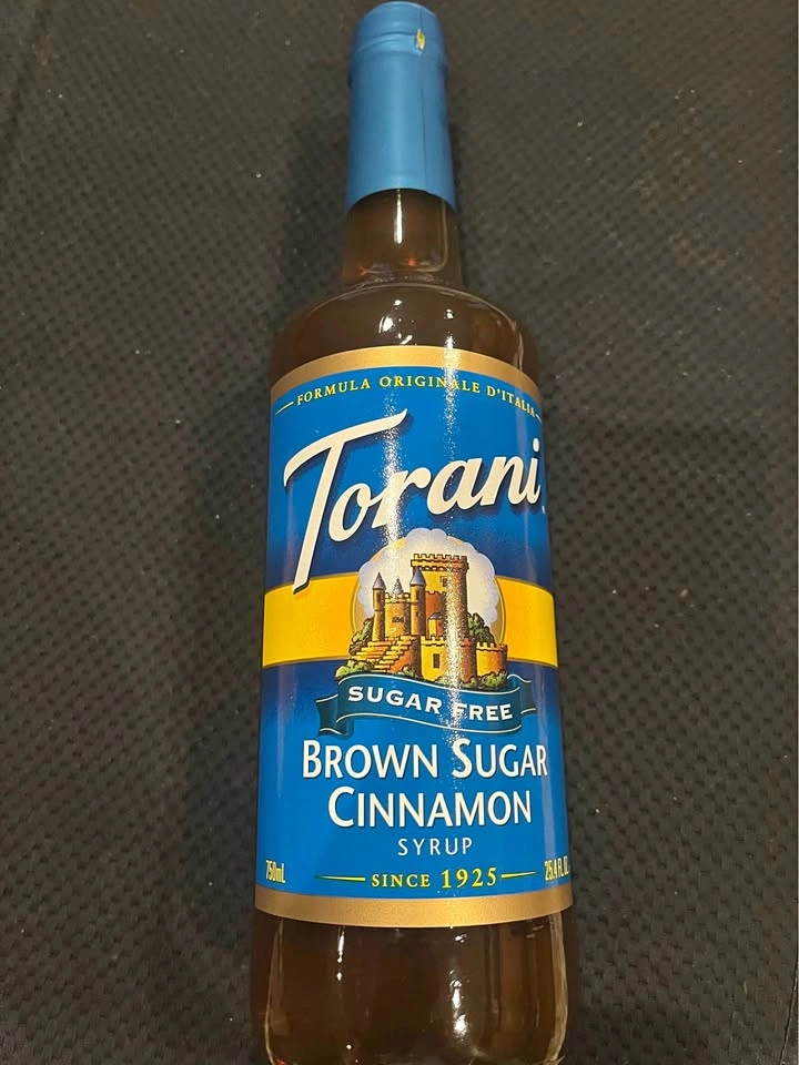 Torani Sugar Free Brown Sugar Cinnamon Syrup 750ml