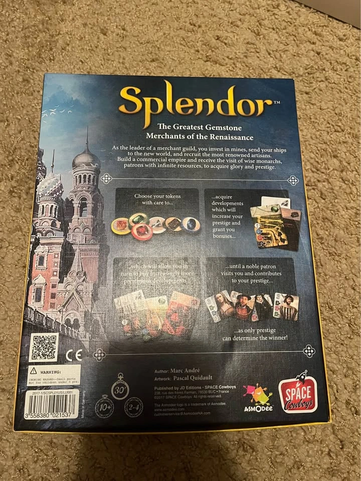 Splendor Board Game (Complete) - photo 2