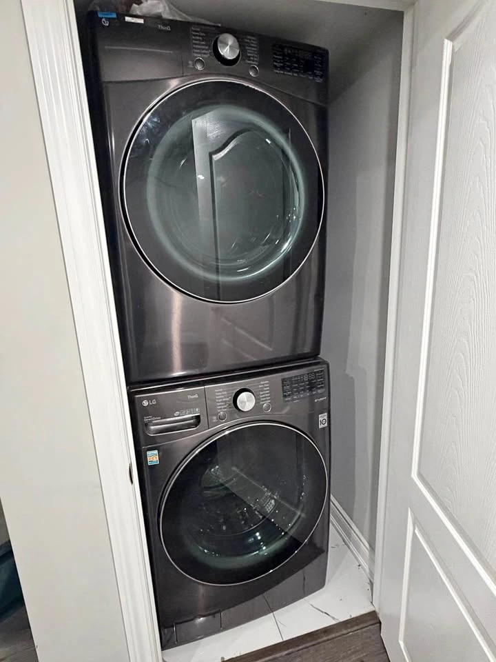 LG ThinQ Stackable Washer and Dryer Set