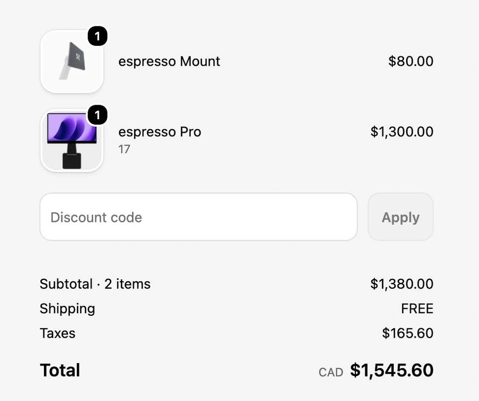 Espresso 17 Pro 4K UHD Portable Monitor + VESA Mount - photo 4