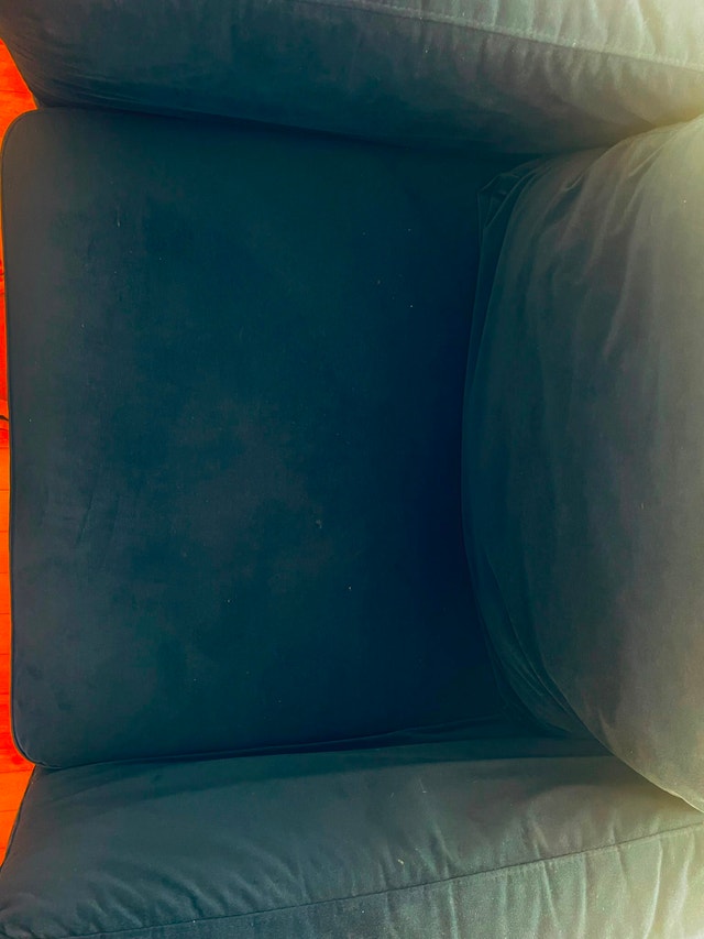 Navy Blue Sofa/ Couch - photo 3