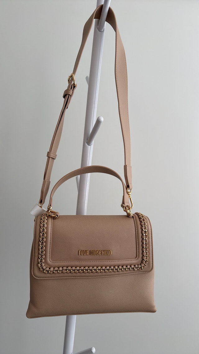 MOSCHINO Chain-Link Detail Tote Bag - photo 3