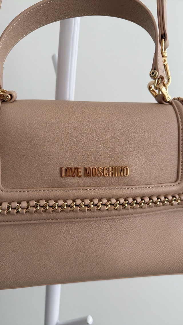 MOSCHINO Chain-Link Detail Tote Bag - photo 4