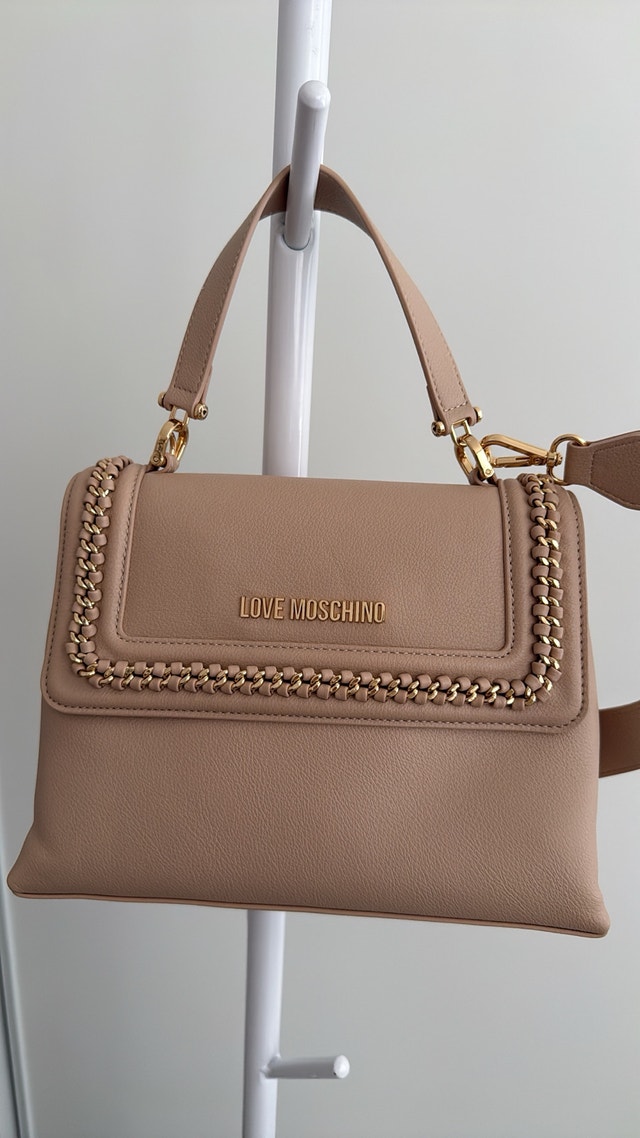 MOSCHINO Chain-Link Detail Tote Bag - photo 5
