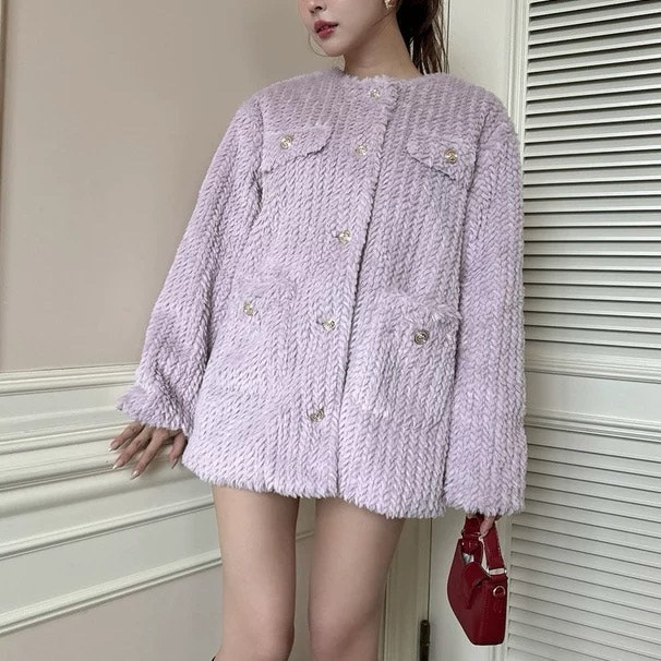 Japanese style furry jacket