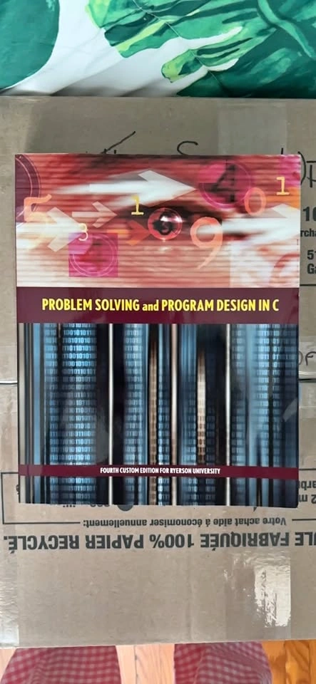 Problem Solving and Program Design in C (Ryerson Edition)