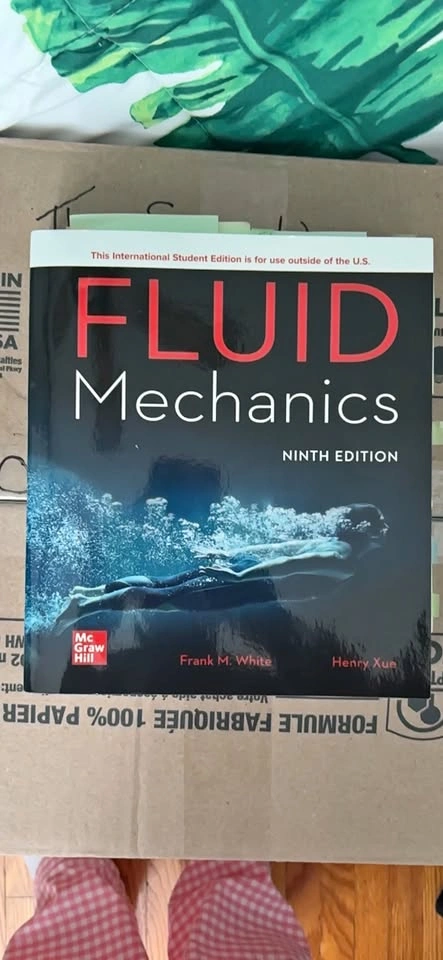 McGraw Hill Fluid Mechanics Ninth Edition Textbook