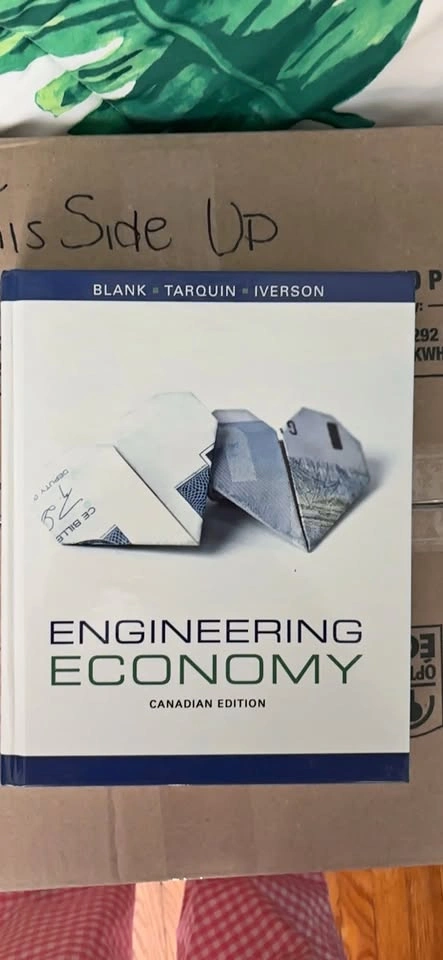 Engineering Economy Canadian Edition Textbook