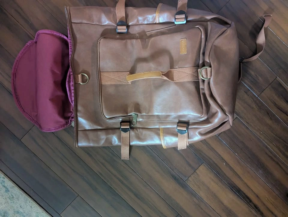 Vegan Leather Duffle/Back Pack - photo 2