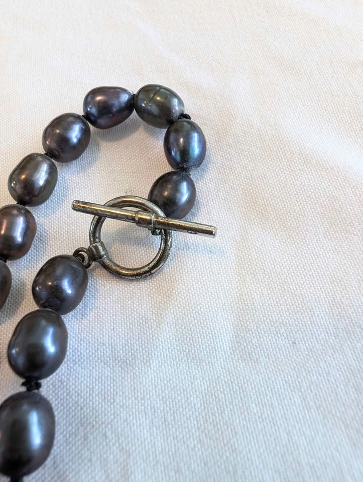 Baroque Freshwater Pearl long necklace - photo 4