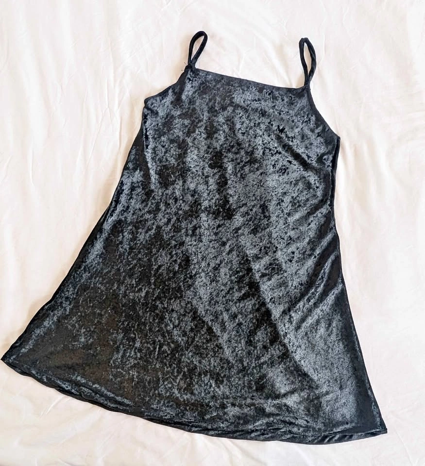 Handmade velvet dress