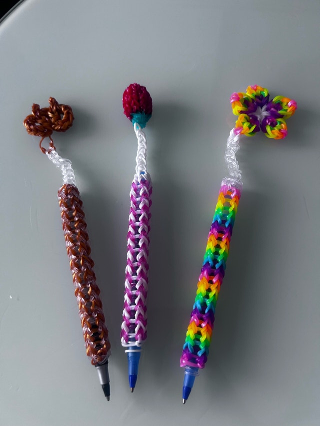 Cute Handmade Loom Band Pencil Charms