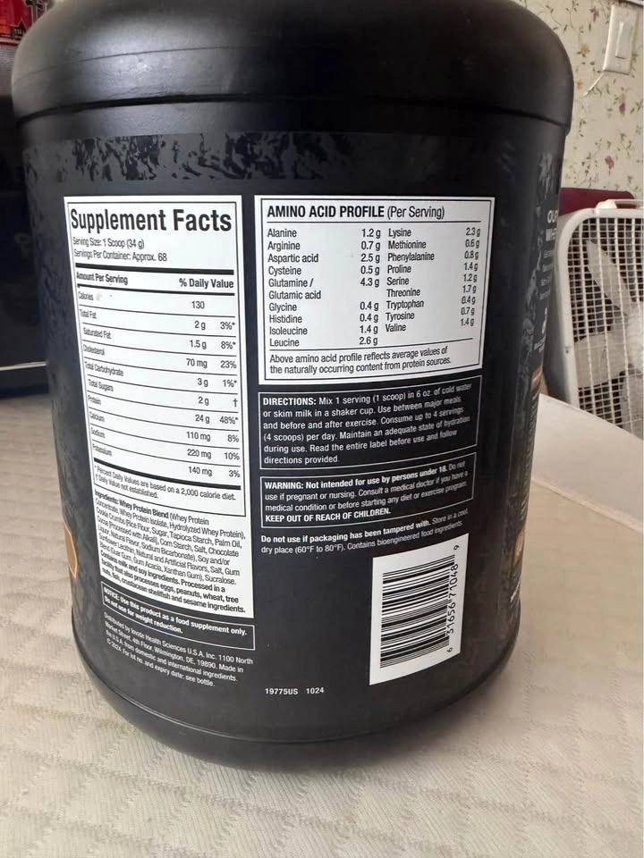 MuscleTech Nitro-Tech Whey Gold Protein Powder (USED-HALF) - photo 3