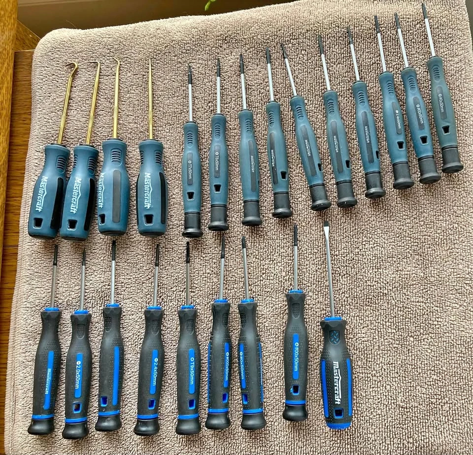 Mastercraft Precision Screwdriver & Pick Set Lot - 23 Pieces
