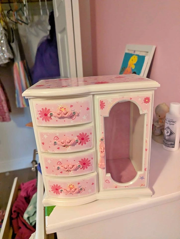 Pink Ballerina Musical Jewelry Box