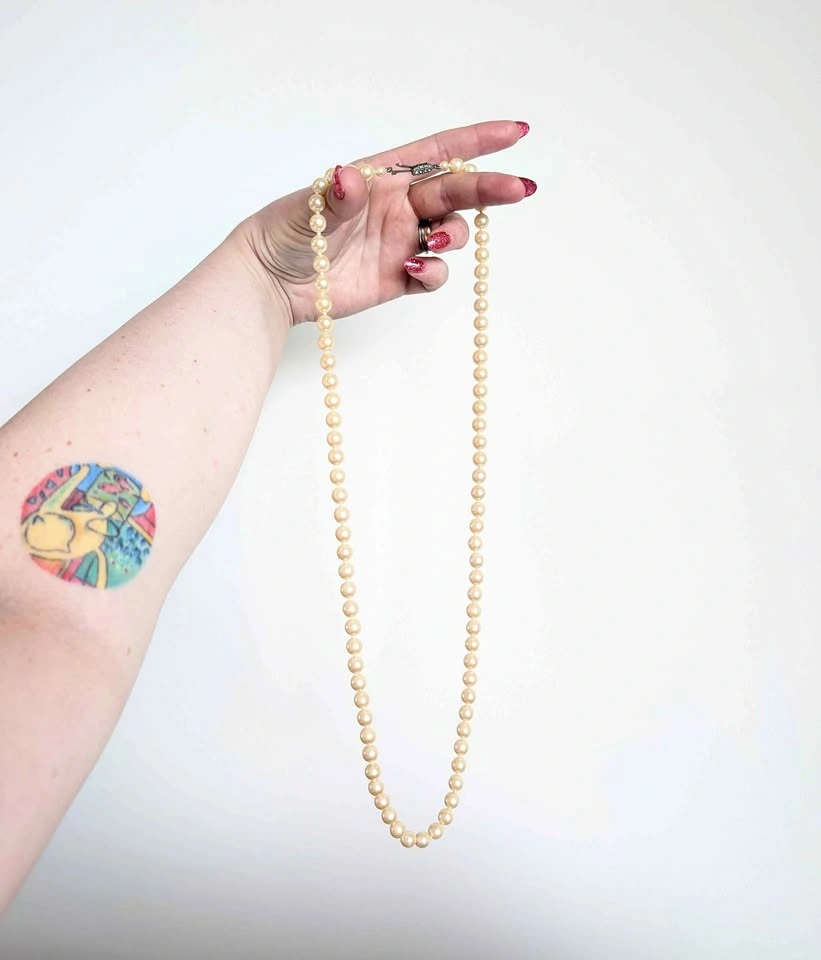 Vintage Costume Pearl Necklace