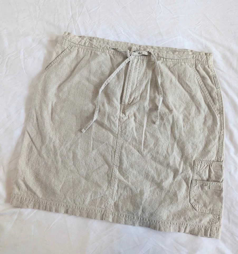 Vintage Columbia Khaki Mini Skirt - photo 2