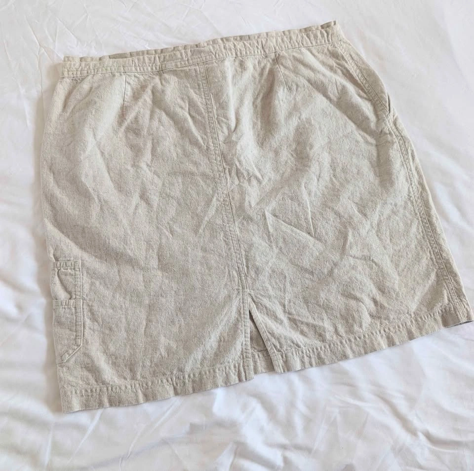 Vintage Columbia Khaki Mini Skirt - photo 3