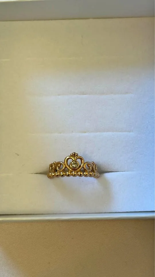 Pandora princess ring rose gold size 5 thumbnail