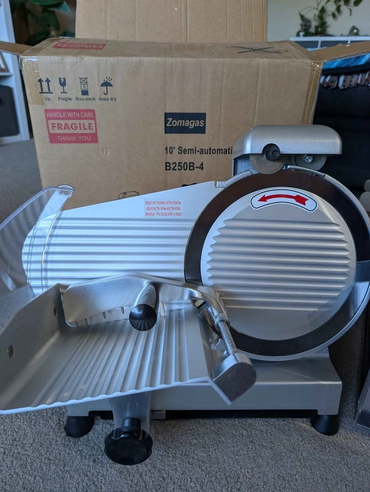 Zomagas Meat Slicer and LEM Food Dehydrator Bundle - photo 2