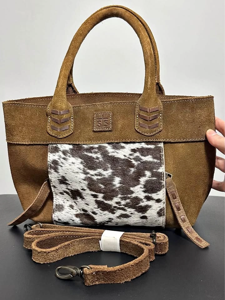 sTs Ranchwear Womens Cowhide Saddle Tramp Satchel