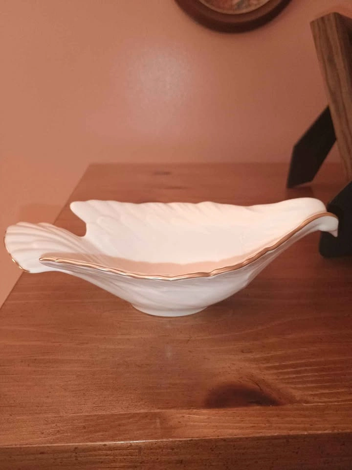 Vintage Lenox 24k Gold Trim Dove Large Trinket/Candy Dish - photo 3