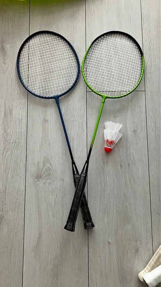Matrix badminton rackets