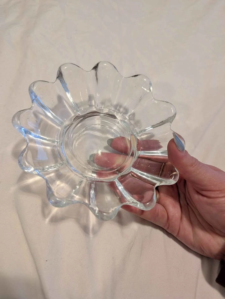 Small glass dish