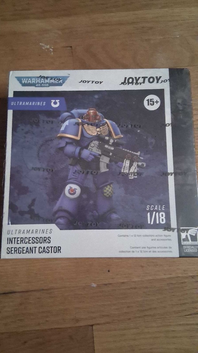 JoyToy Warhammer 40K Ultramarines Intercessors Sergeant Castor