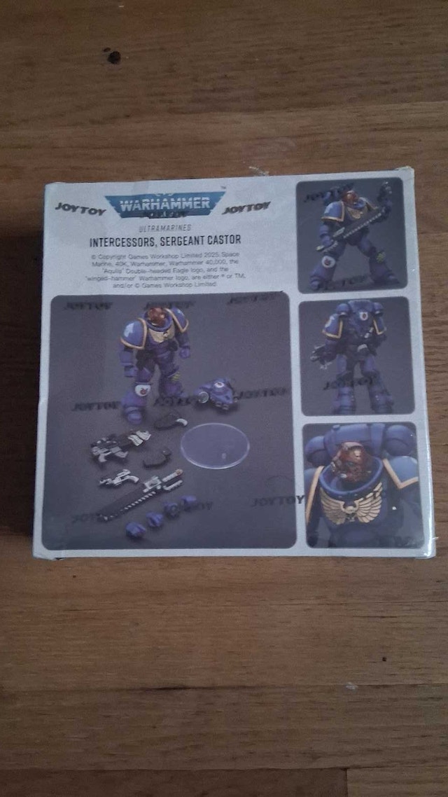 JoyToy Warhammer 40K Ultramarines Intercessors Sergeant Castor - photo 4