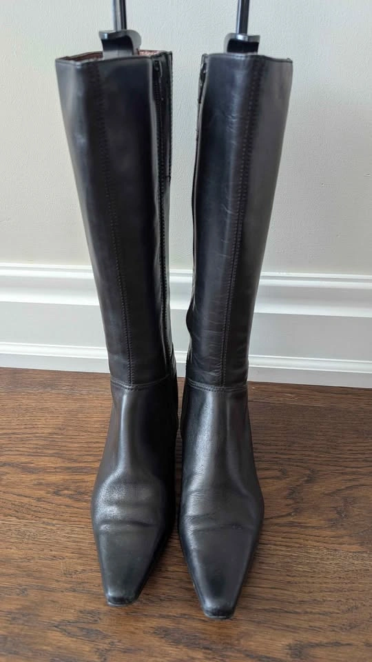 André Women's Leather Knee High Boots - Size 6/36 - photo 4