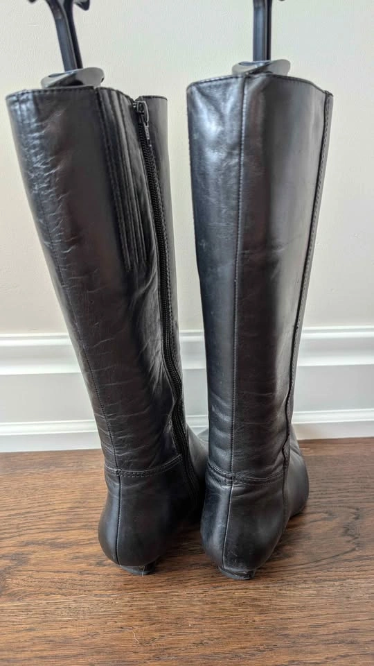 André Women's Leather Knee High Boots - Size 6/36 - photo 5