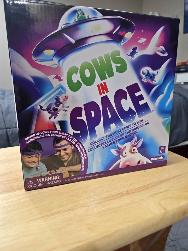 Relatable Cows in Space Board Game