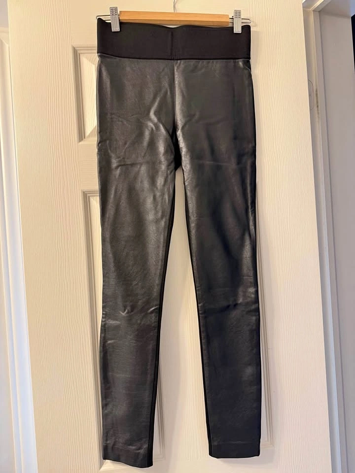 Club Monaco faux leather leggings